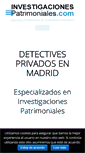 Mobile Screenshot of investigacionespatrimoniales.com